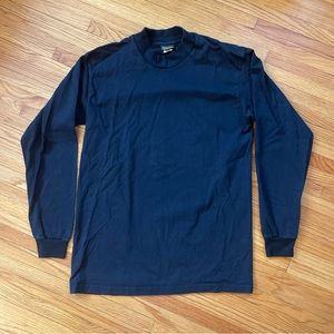 Nemisis sportswear mock neck long sleeve shirt